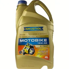 15W-40 4-Takt-Motorradöl mineralisch 4L.