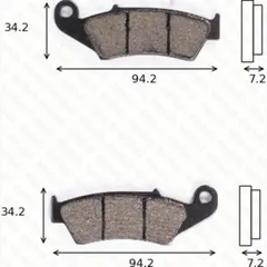 disk brake pads MCB 669 ABE approved