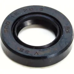 Shaft seal 15x26x6, NBR, with dust lip
