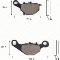 disk brake pads MCB 679 SI ABE approved