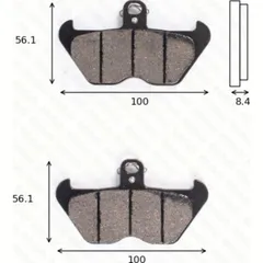disk brake pads MCB 680 SV ABE approved