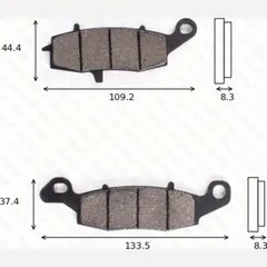 Bremsklötze Scheibenbremsbeläge MCB 681 SH mit ABE