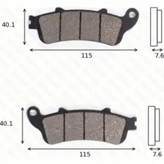 disk brake pads MCB 692 SV ABE approved