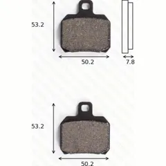 Disc brake pad MCB 700 SH homologated