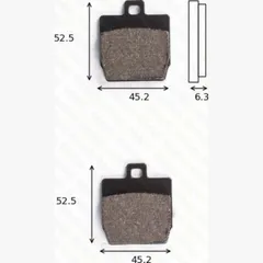 disk brake pads MCB 701 SR