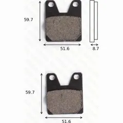 disk brake pads MCB 702 SH ABE approved