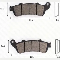 disk brake pads MCB 705 / MCB 704 ABE approved