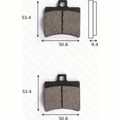 Disc brake pads MCB 710 SR