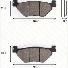 disk brake pads MCB 731 SH ABE approved