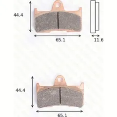 disk brake pads MCB 756 SI ABE approved