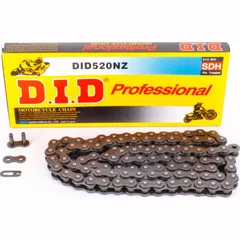 D.I.D reinforced chain NZ, 520, 100 with clip lock / usable for offroad drive up to 74kW (100HP) / up to 1000cc