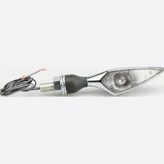 Blinkleuchte, Blinklicht Micro Rhombus LED, chrom FL/RR