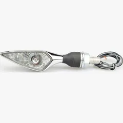 Blinkleuchte, Blinklicht Micro Rhombus LED, chrom FR/RL