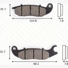 disc brake pad MCB 759 homologated