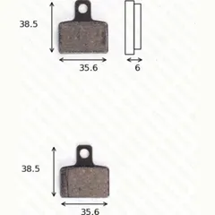 disc brake pad MCB 767 homologated