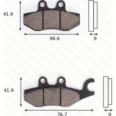 Bremsklötze Scheibenbremsbeläge MCB 771 mit ABE