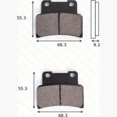 disc brake pad MCB 785 homologated