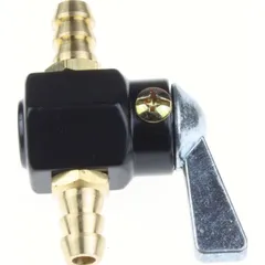 Fuel cock, metal, ON / OFF valve, 8 mm fittings.