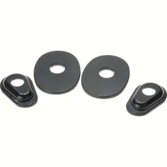 SHIN YO mounting plates INDY SPACER ISY3 for mini-winker for Yamaha, black, Set
