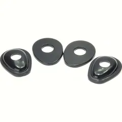 SHIN YO mounting plates INDY SPACER for mini-winker for Suzuki, black, Set, GSXR 600/750/1000 ab 01, Bandit 600/1200/1200S ab 01