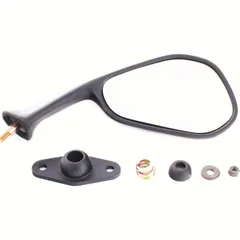 MIRROR RIGHT BLACK M6 right-threaded (single)