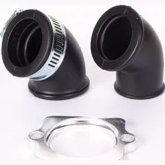 Ansaugkrümmer, Ansaugbrücke, Ansaugspinne Ansaugstutzen Racing zweiteilig 24 und 32mm für Piaggio