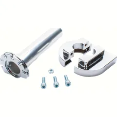 quick action throttle / throttle tube kit chrome - universal