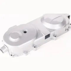 crankcase cover for 10" wheel, 669mm drive belt - silver for GY6 50cc