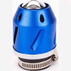 Luftfilter Grenade blau gerade 28/42mm Anschluss (inkl. Adapter)