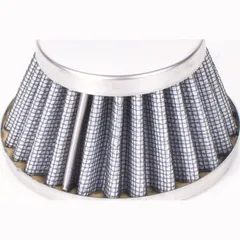 air filter Power Shorty 44-58mm carburetor connection chrome