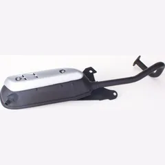Auspuffanlage, Schalldämpfer Auspuff für 139QMB GY6 50ccm China 4T 12/13 Zoll
