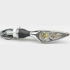 Blinkleuchte, Blinklicht Micro Rhombus PL chrom FL/RR