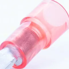 Flachstecker für Kabelstärke 0,5-1,5 mm², Steckerbreite 4,8 mm, teilisoliert PVC, rot, 100er pack