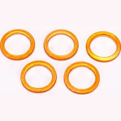 copper seal ring 10mm (5 pieces)