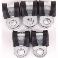 pipe clamp gummed 8mm (5 pieces)