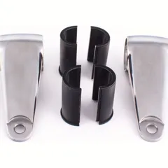 Head lamp holter set for 32-41mm fork holm aluminium polished
