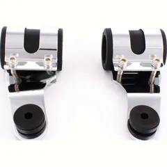 Head lamp holter set for 30-38mm fork holm chrome universal