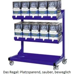 RAVENOL Systemregal für 10 Stück BAG-IN-BOX Kartongebinde