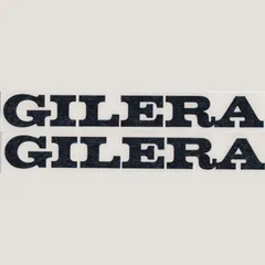 Sticker black (foil) for: Gilera 20cm 2x