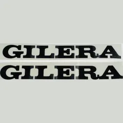 Sticker Aufkleber (Abziehfolie) für: Gilera 25cm 2St