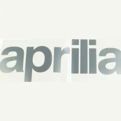 Sticker for: Aprilia Schrift silver