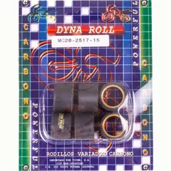 15 Gr. Carbon roller kit 25x17 - MC20-2517-150