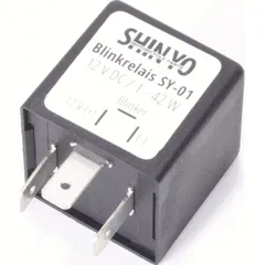 SHIN YO universal Flasher Relay SY-02, 12 Volt, for indicators 1-100 Watt , 3-pole.