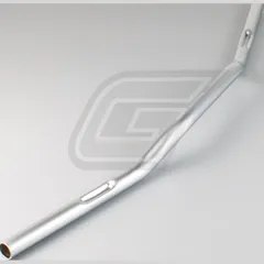 860mm / 1" - 25,4mm steel handlebar alu-look with notches for cables MCL 125 A