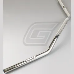 860mm / 1" - 25,4mm steel handlebar chrome with notches for cables MCL 125 CKK