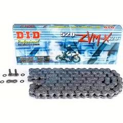 X-ring chainsuper reinforced ZVMX Black, 520, 116 with rivet lock / recommended from 88kW (120HP) / up to 1000cc