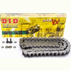 chain X-ring reinforcedVX Black, 530, 96 with rivet lock / usable up to 110kW (150HP) / up to 1000cc
