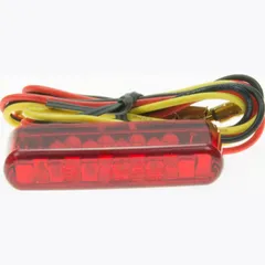 SHIN YO LED taillight SHORTY, red lens, E-mark