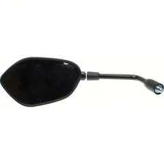 Mirror left black M10 right hand thread (single)