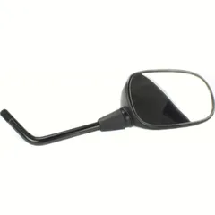 Mirror right black M12 left hand thread (single)